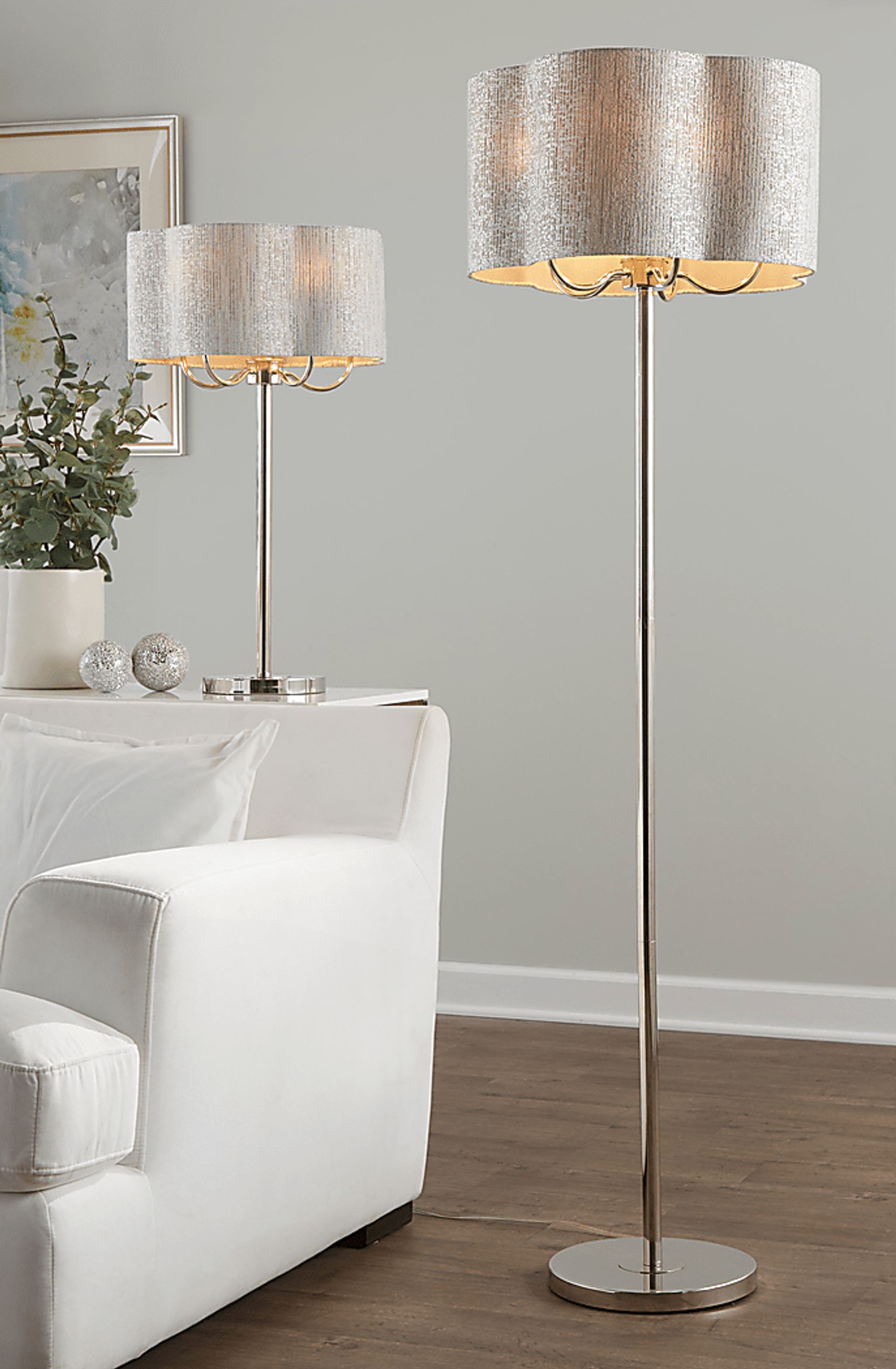 Leclair Cove Gray Lamp - Image 2