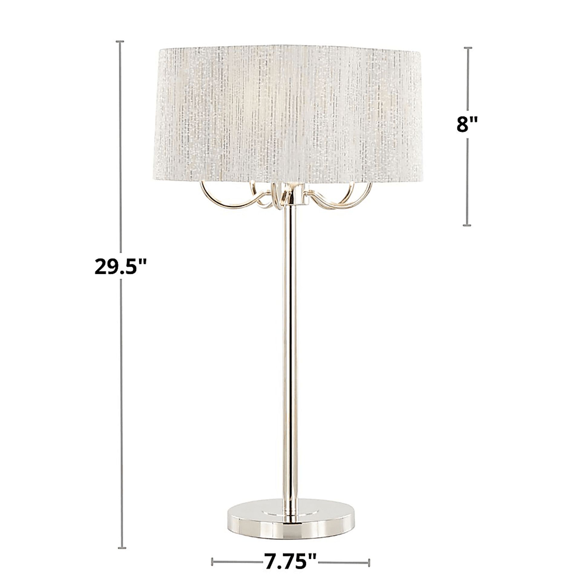 Leclair Cove Gray Lamp - Image 8