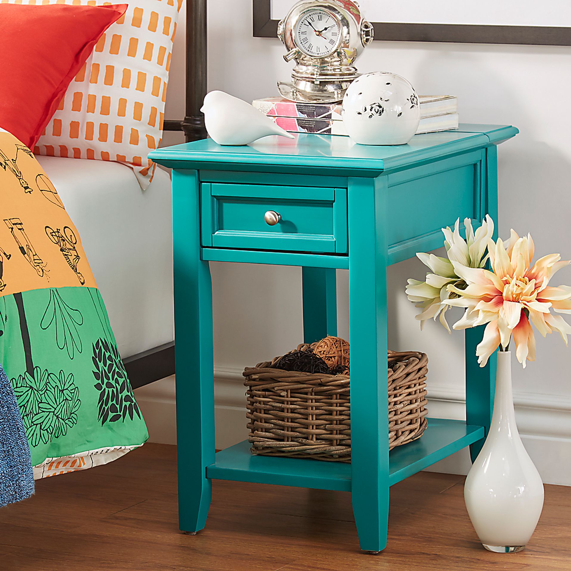 Leda Seafoam Accent Table - Image 2