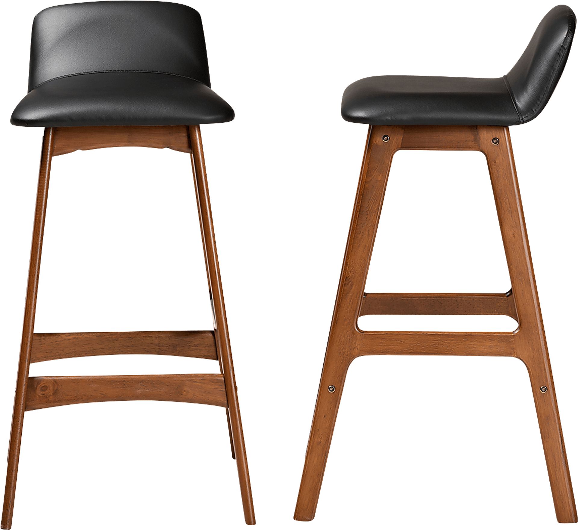 Ledford Black Barstool, Set of 2 - Image 3