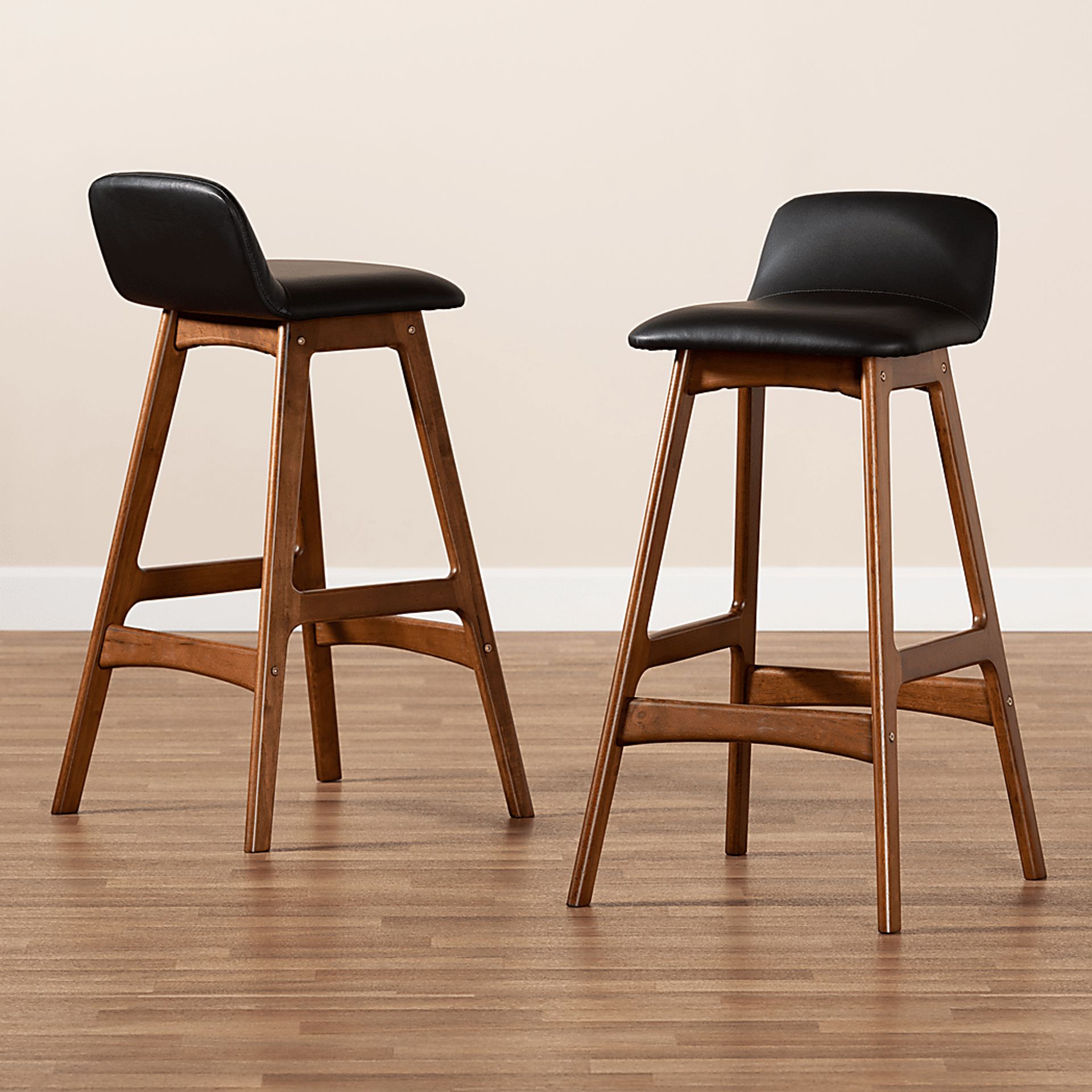 Ledford Black Barstool, Set of 2 - Image 7