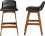 Ledford Black Counter Height Stool, Set of 2
