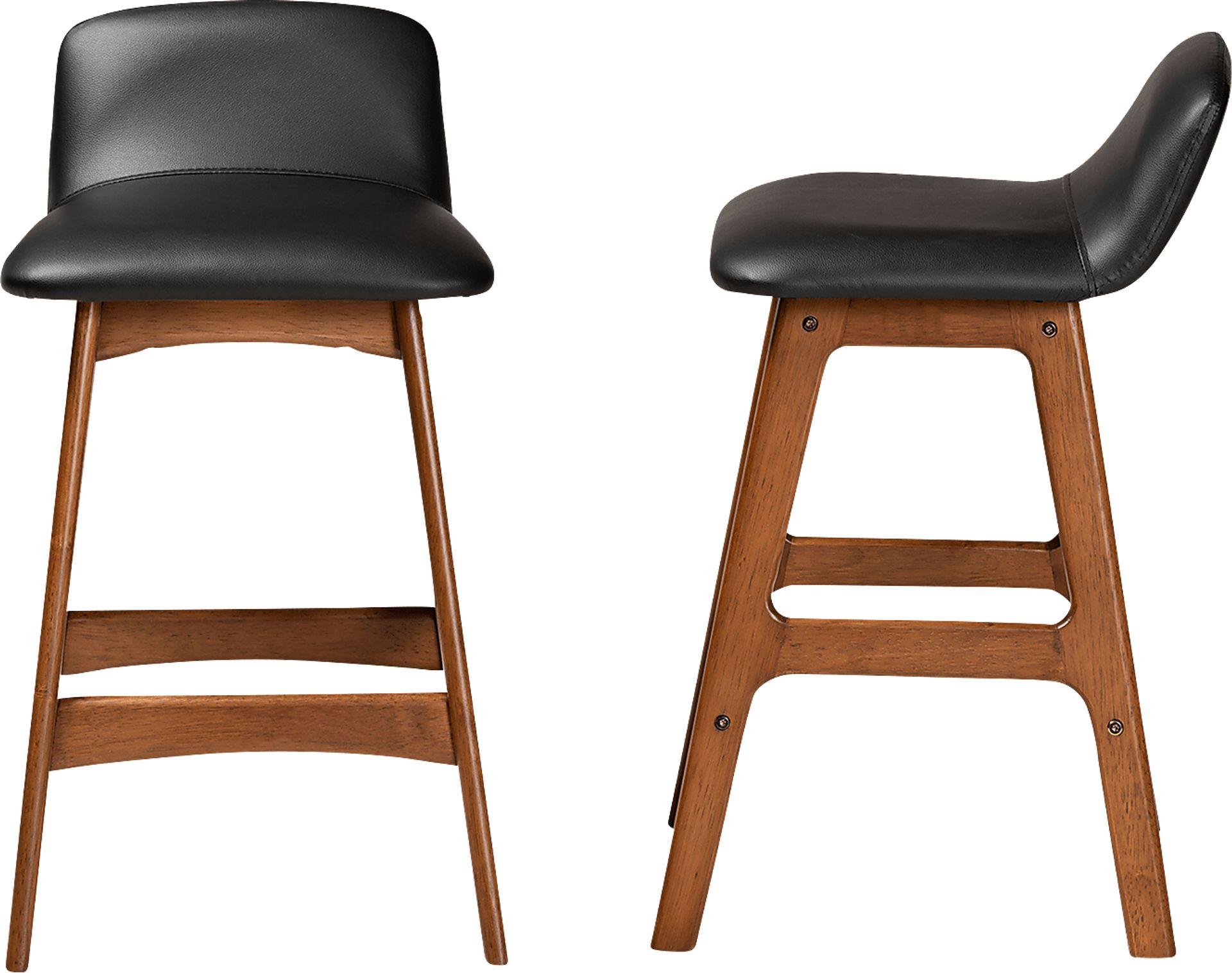 Ledford Black Counter Height Stool, Set of 2 - Image 3