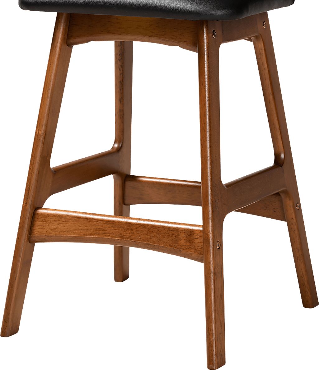 Ledford Black Counter Height Stool, Set of 2