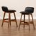 Ledford Black Counter Height Stool, Set of 2