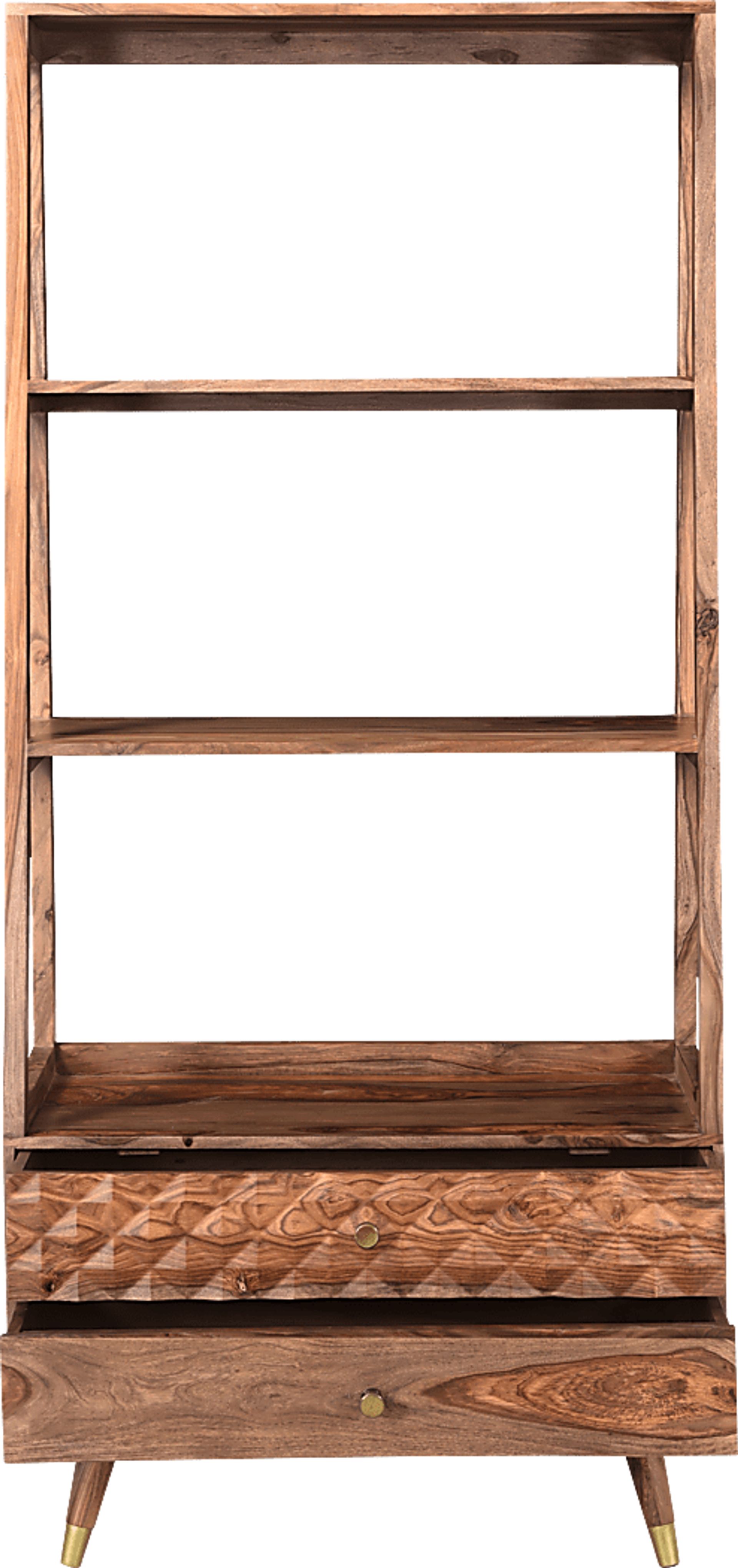 Ledford Brown Bookcase - Image 5