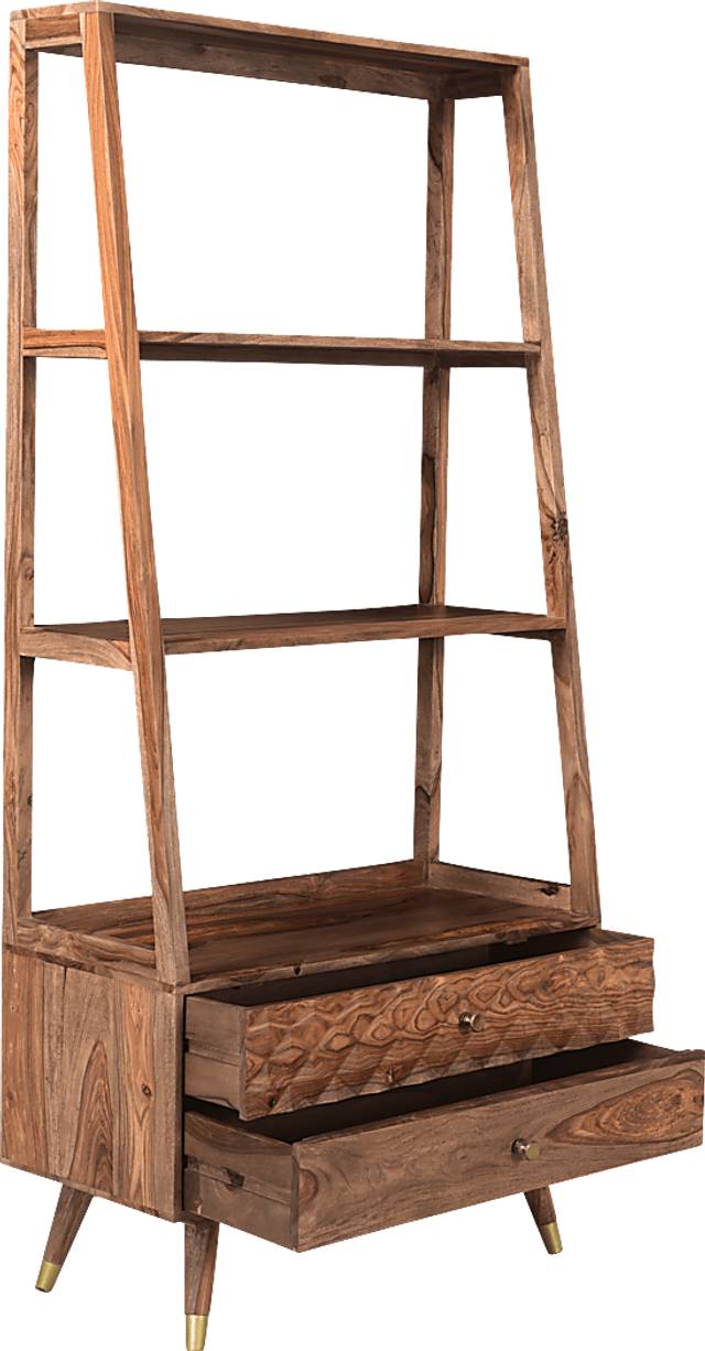 Ledford Brown Bookcase - Thumbnail - Image 6