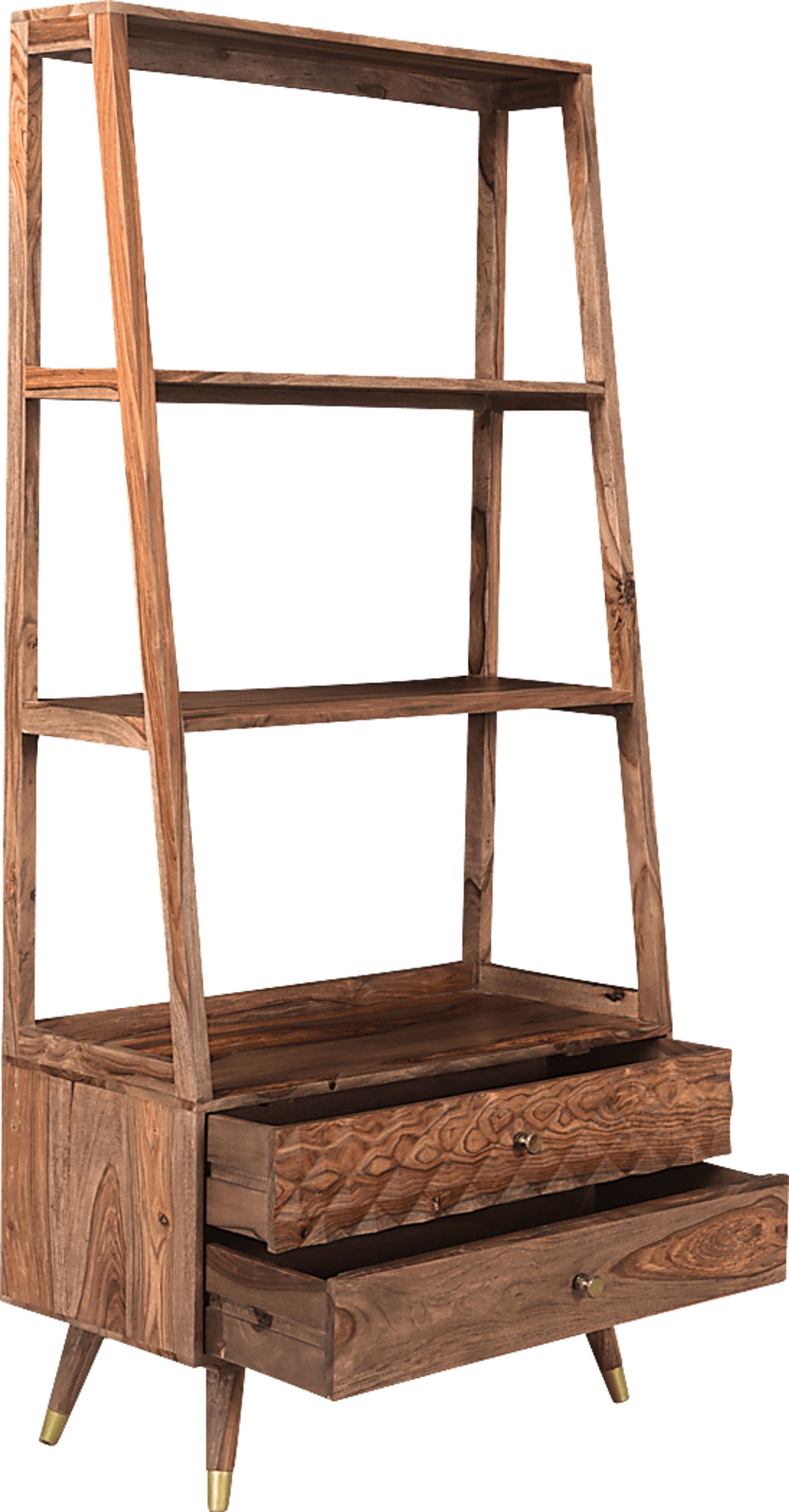 Ledford Brown Bookcase - Image 6