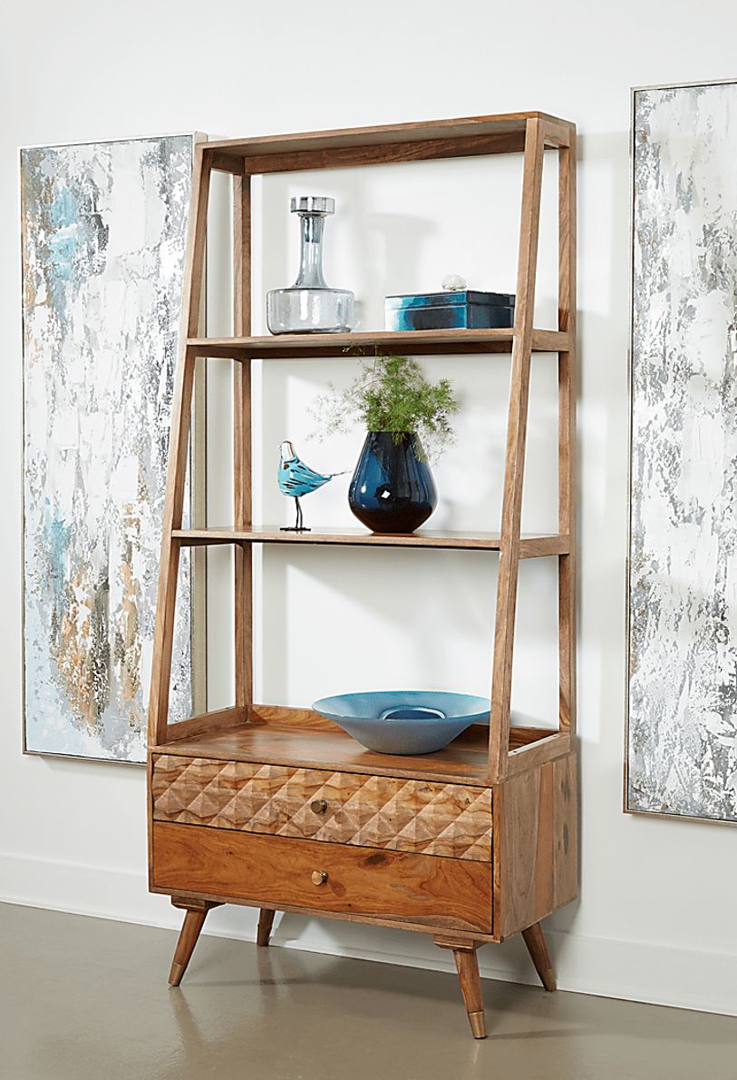 Ledford Brown Bookcase