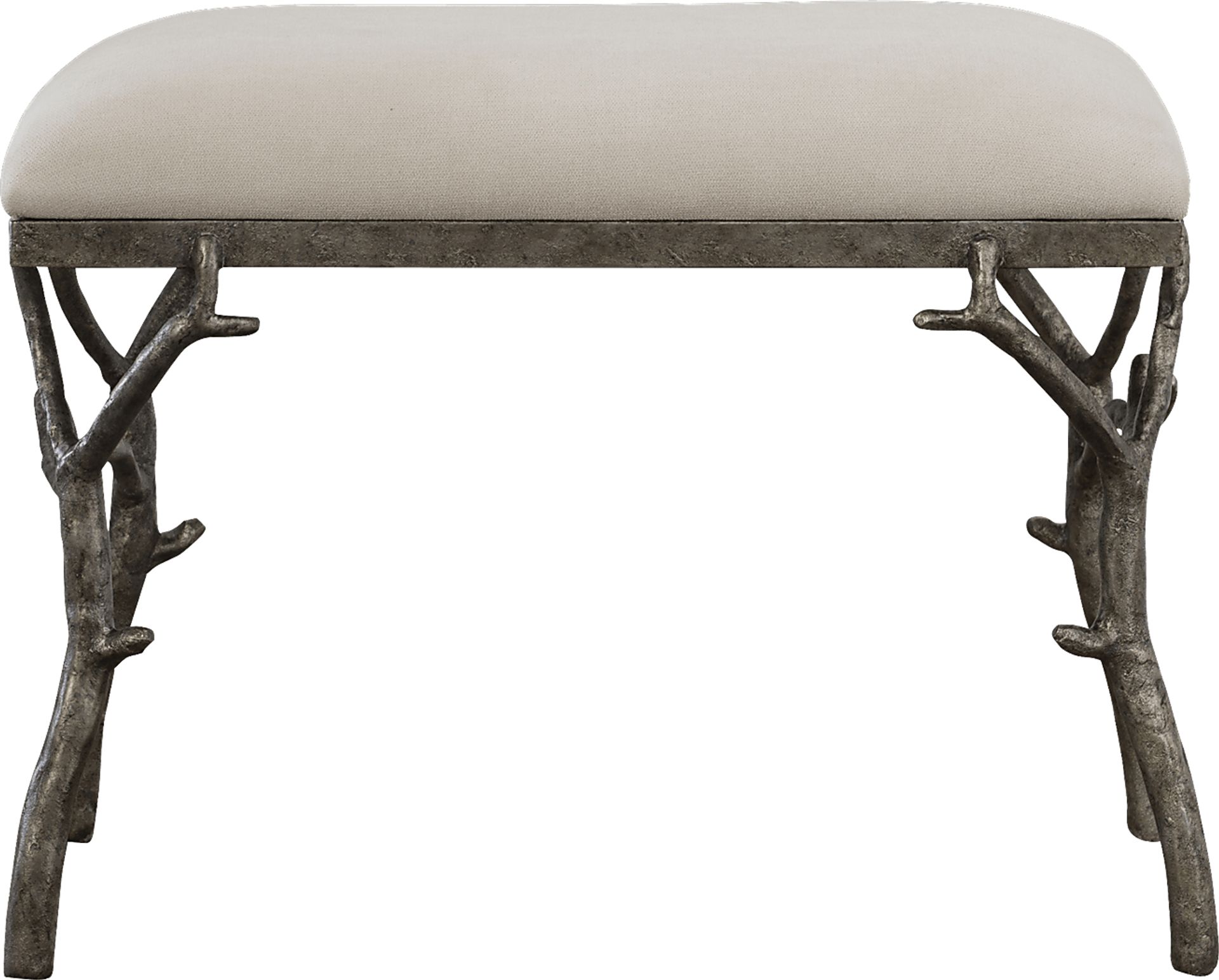 Ledgestone White Accent Bench - Image 2