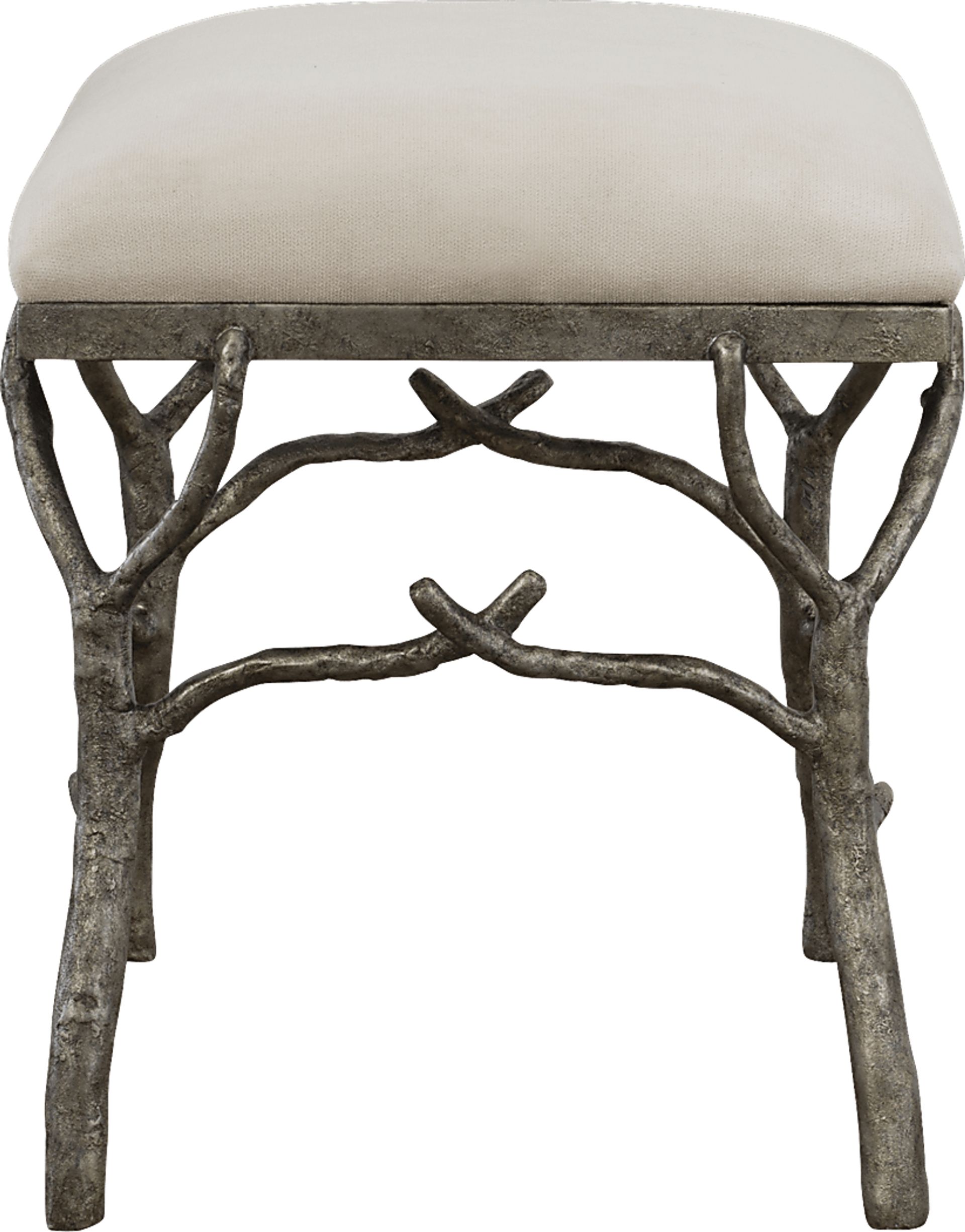 Ledgestone White Accent Bench - Image 3