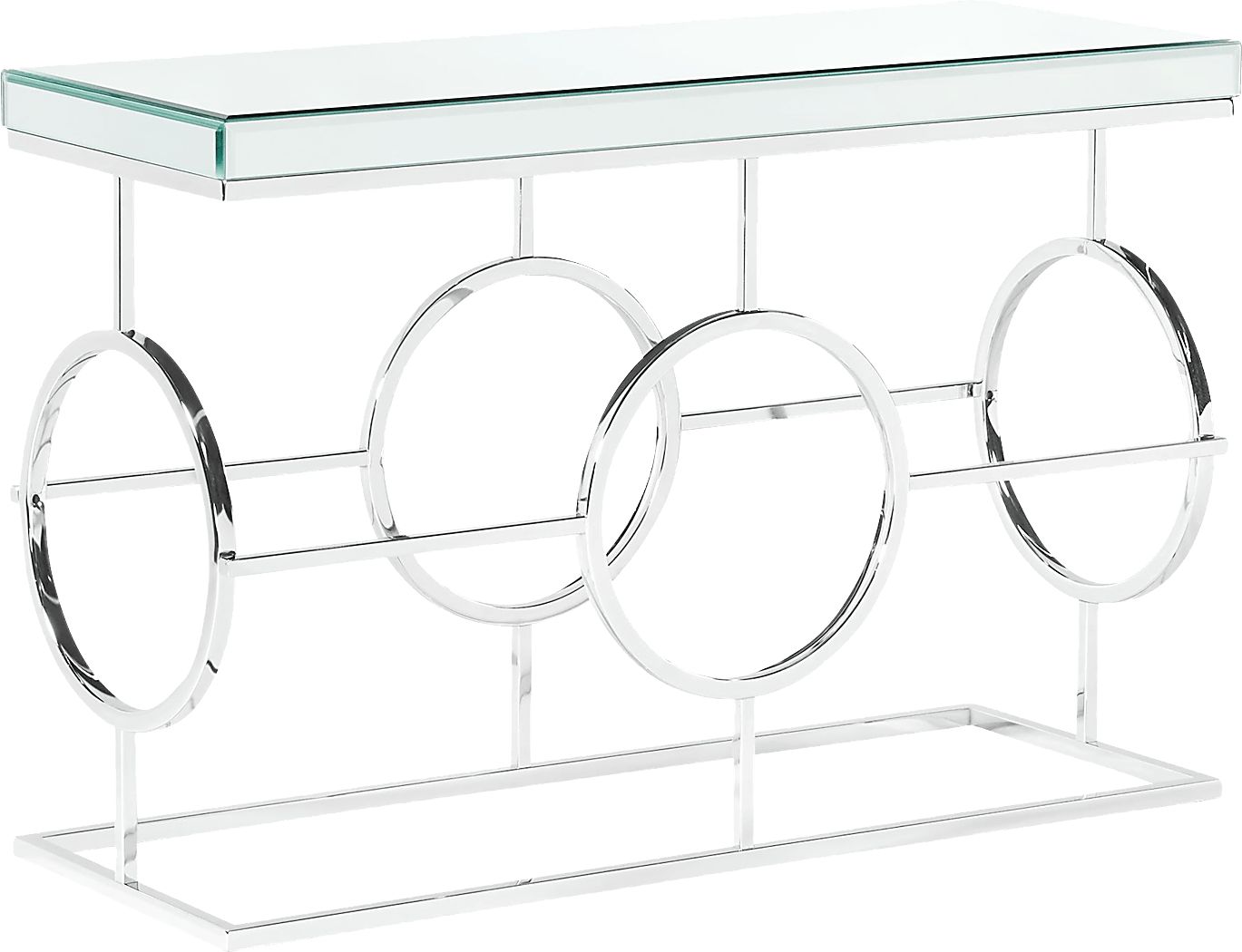 Ledieu Chrome Sofa Table