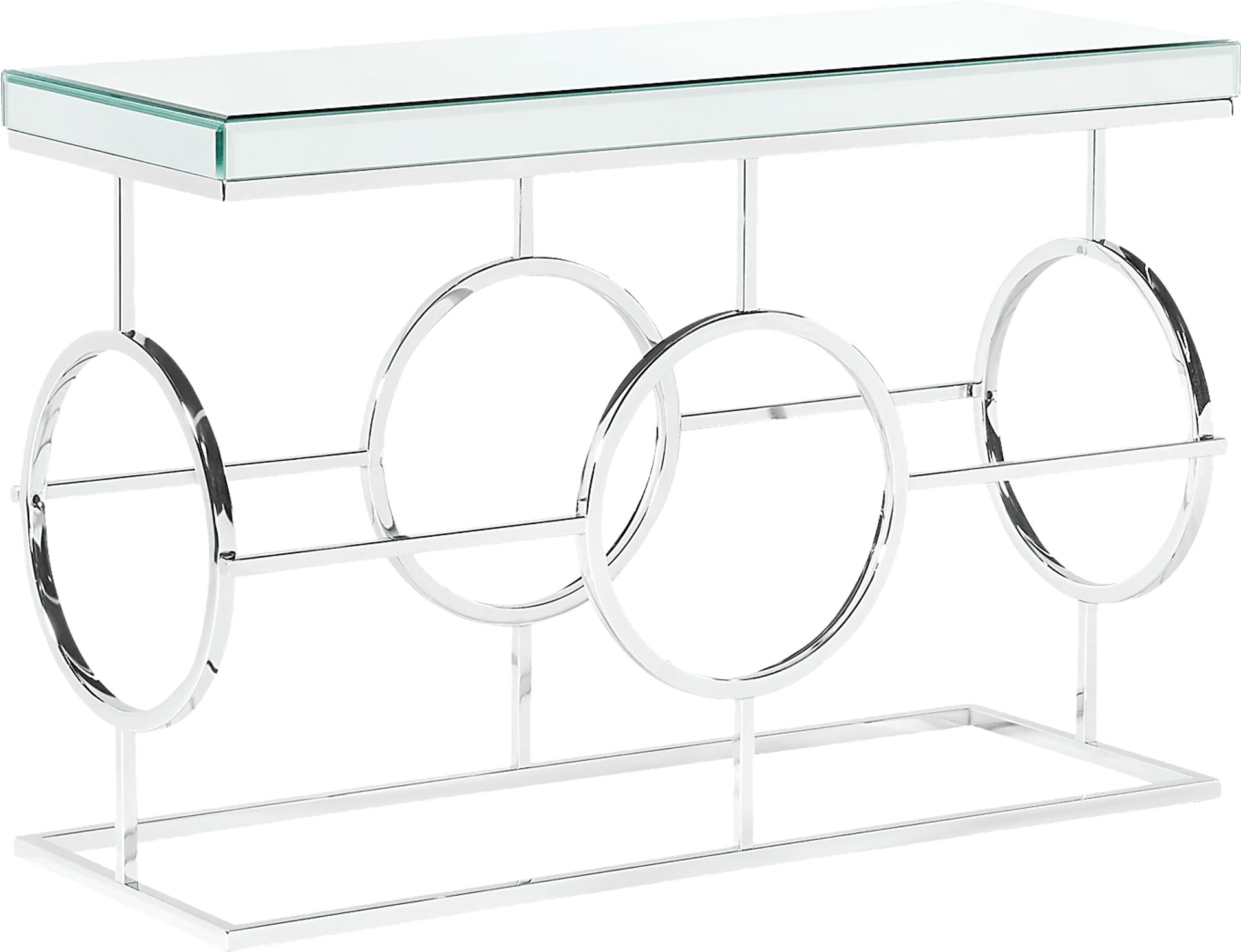 Ledieu Chrome Sofa Table - Image 1