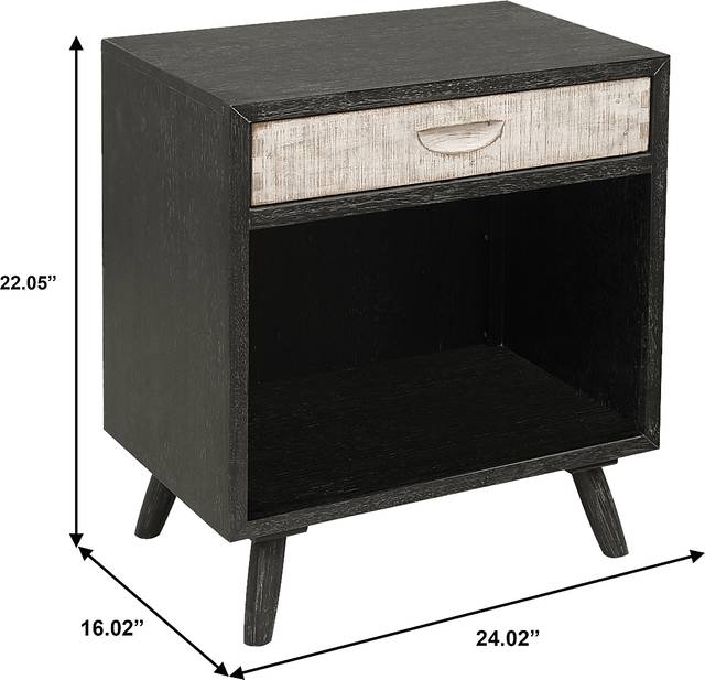 Ledsma Espresso Nightstand - Thumbnail - Image 3