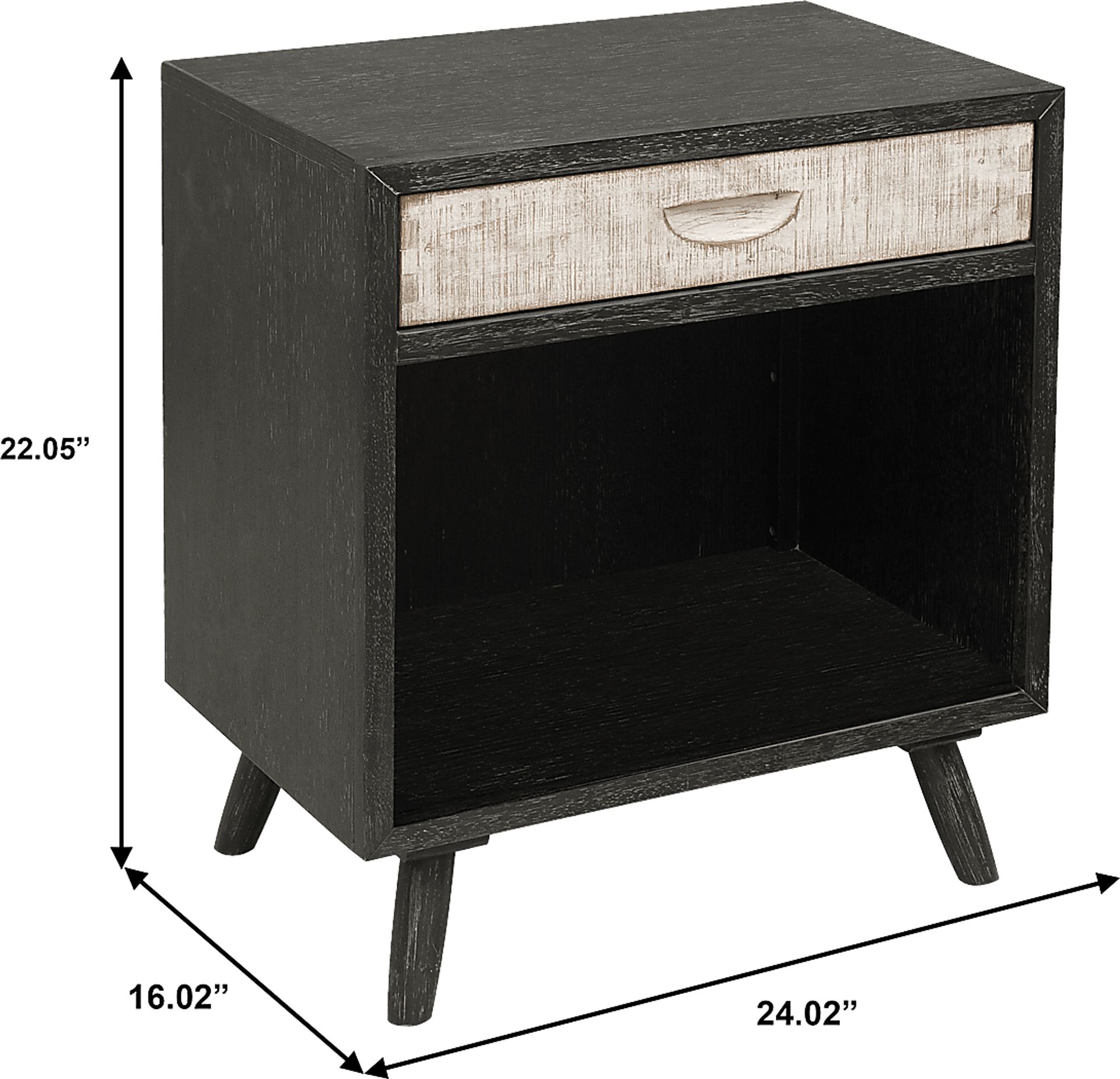 Ledsma Espresso Nightstand - Image 3