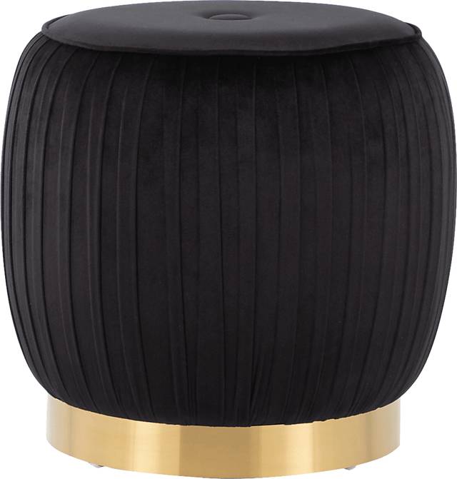 Leeambur Black Ottoman - Thumbnail - Image 1