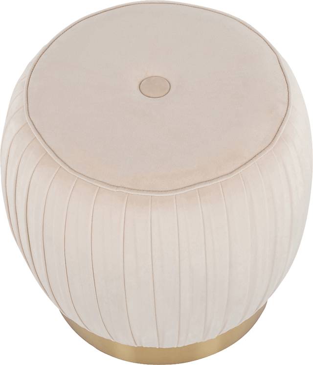 Leeambur Cream Ottoman - Thumbnail - Image 2