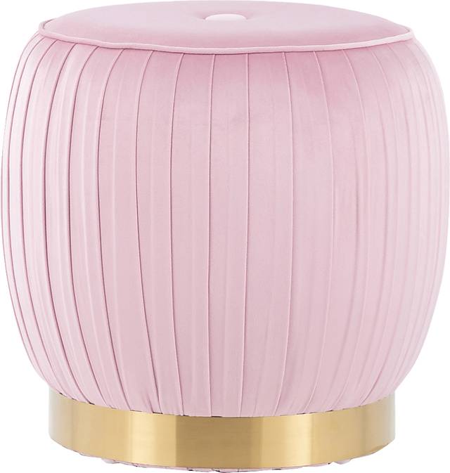 Leeambur Pink Ottoman - Thumbnail - Image 1