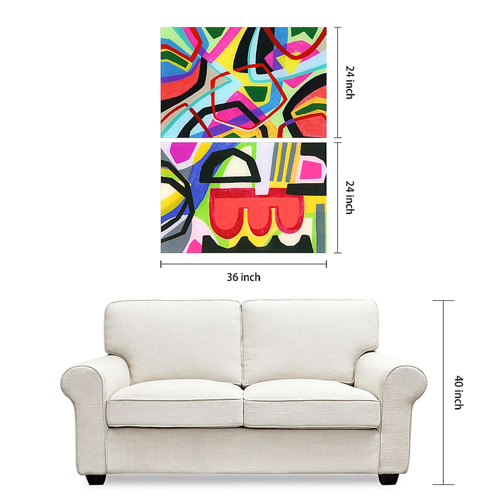 Leebarry Multi Artwork, Set of 2 - Image 10