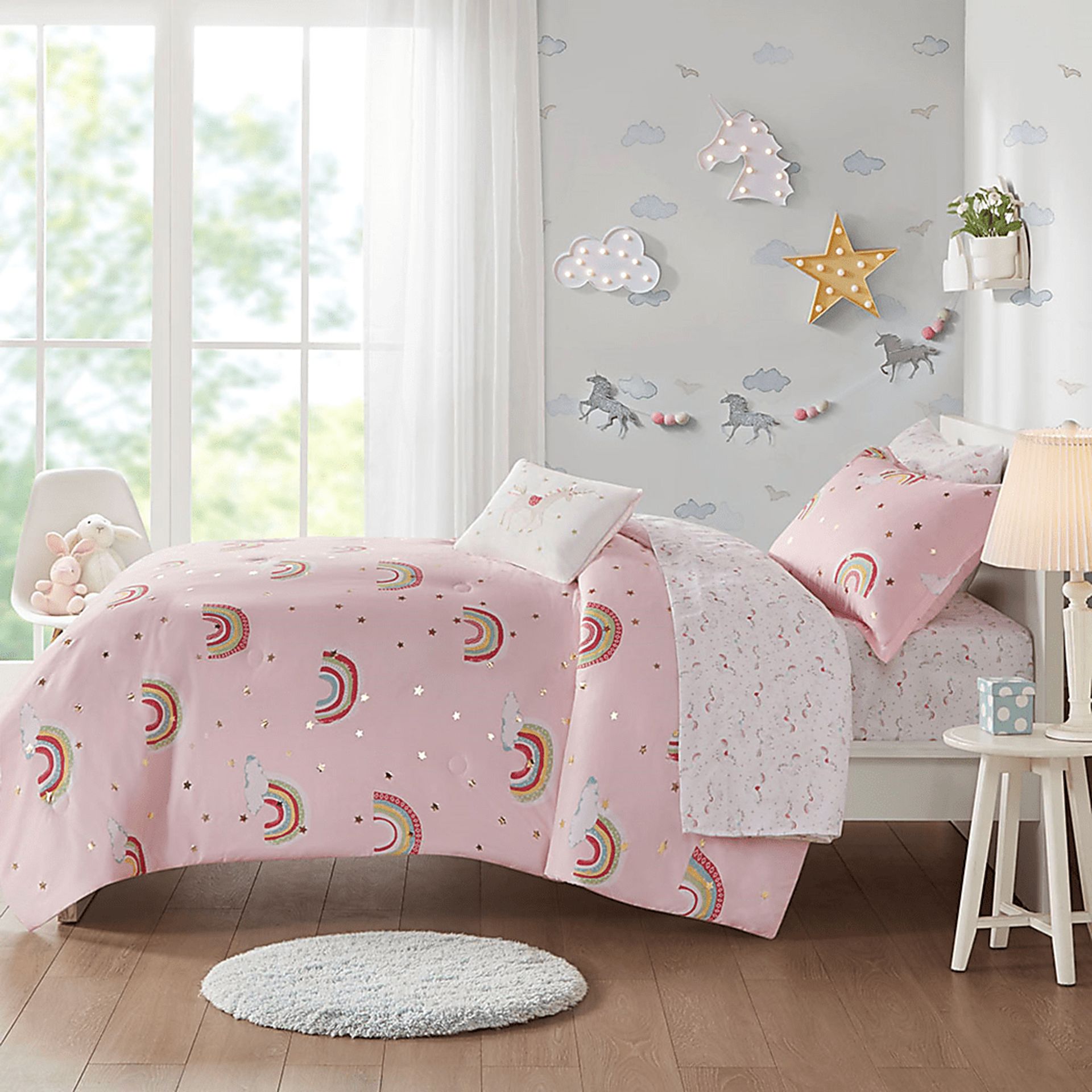 Leebaum Pink Twin Comforter Set - Image 16