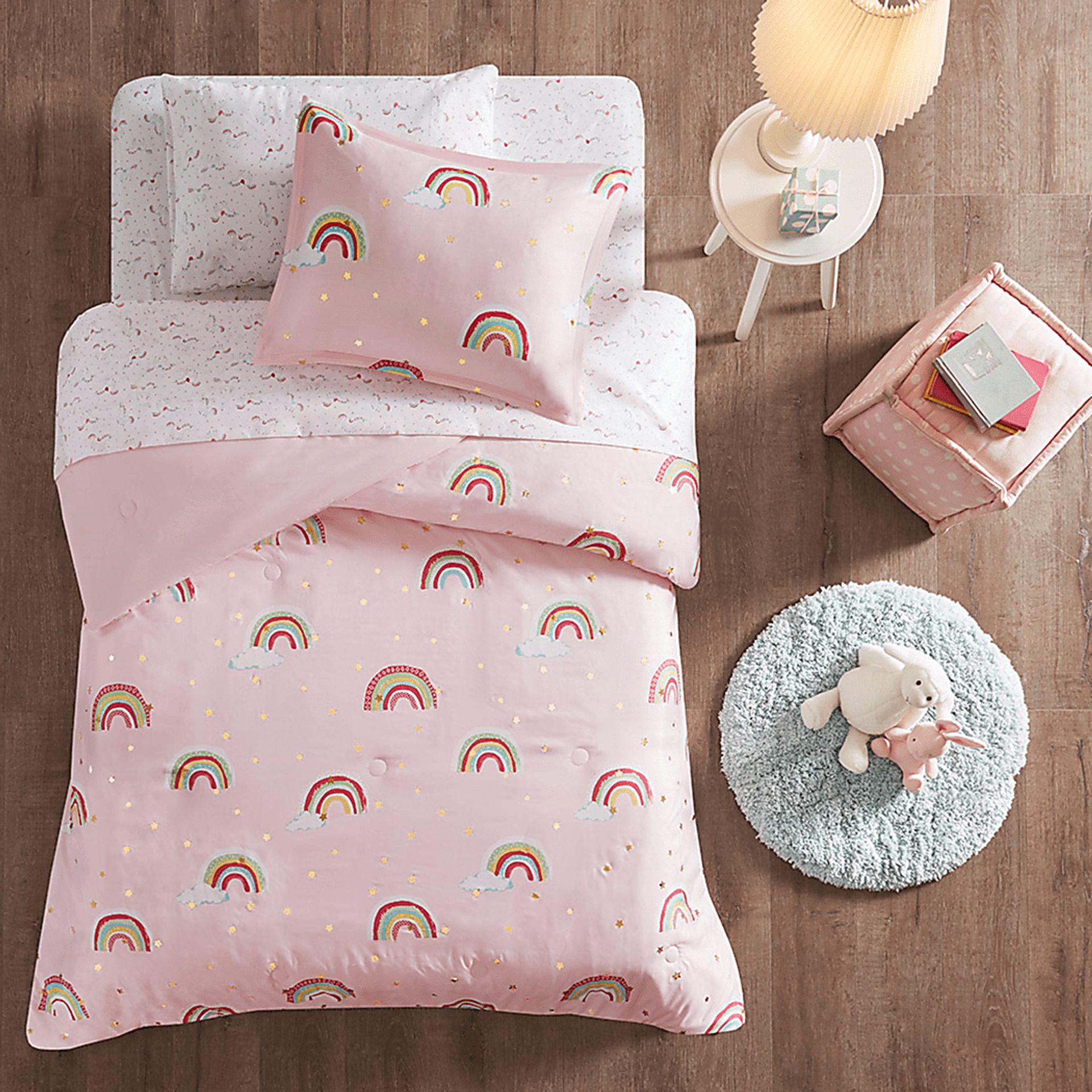 Leebaum Pink Twin Comforter Set - Image 18