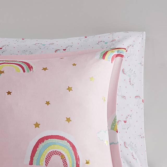 Leebaum Pink Twin Comforter Set - Thumbnail - Image 7