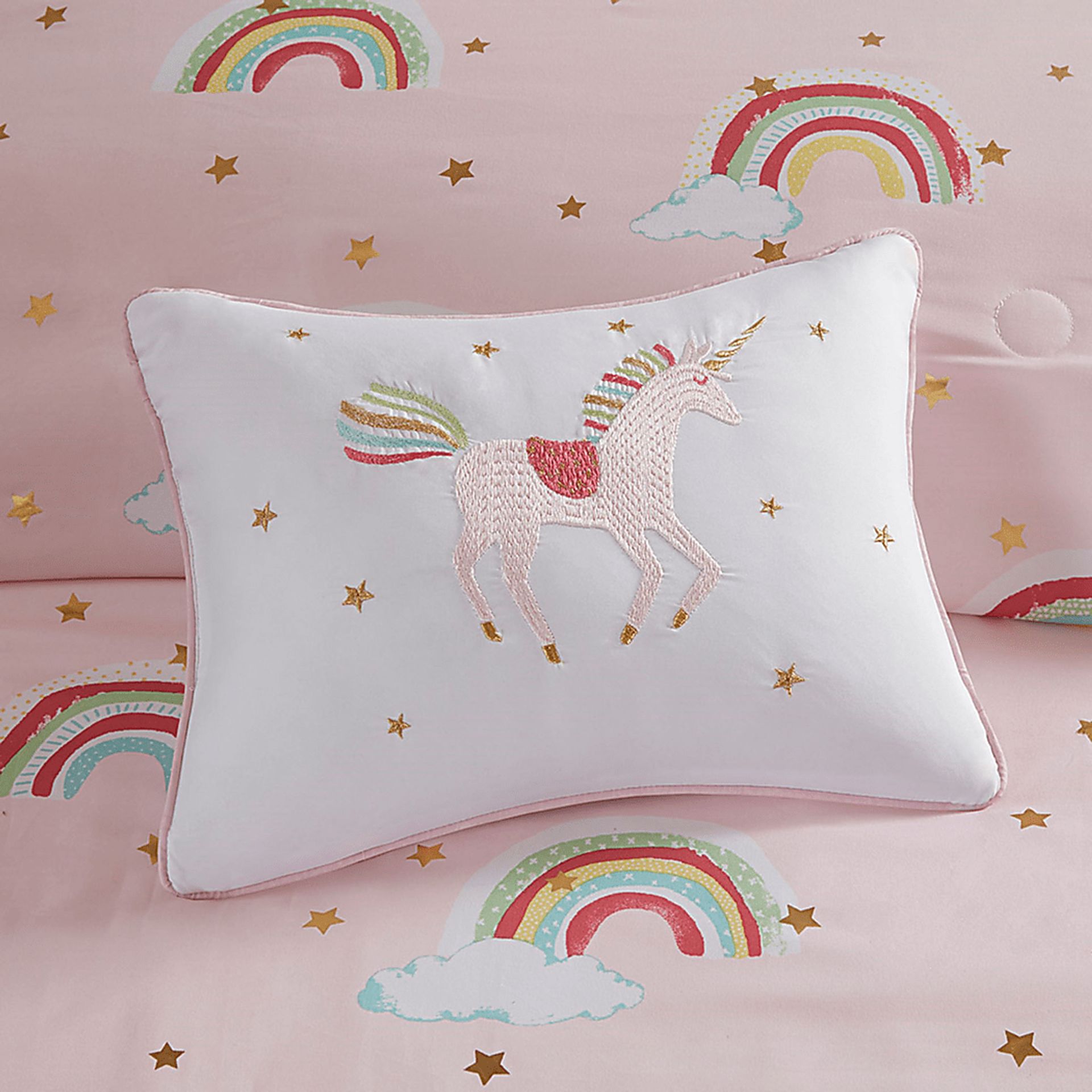 Leebaum Pink Twin Comforter Set - Image 10