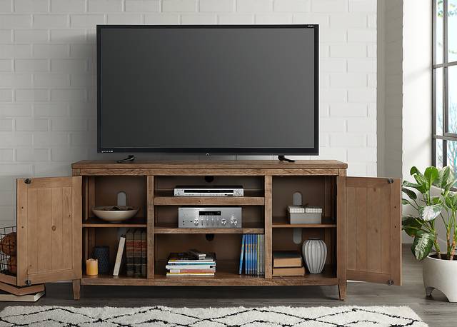 Leewood Brown 65 in. Console - Thumbnail - Image 6