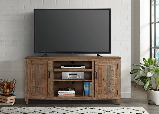 Leewood Brown 65 in. Console - Thumbnail - Image 7