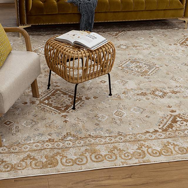 Leeworth Cream 6'6 x 9'10 Rug - Thumbnail - Image 3