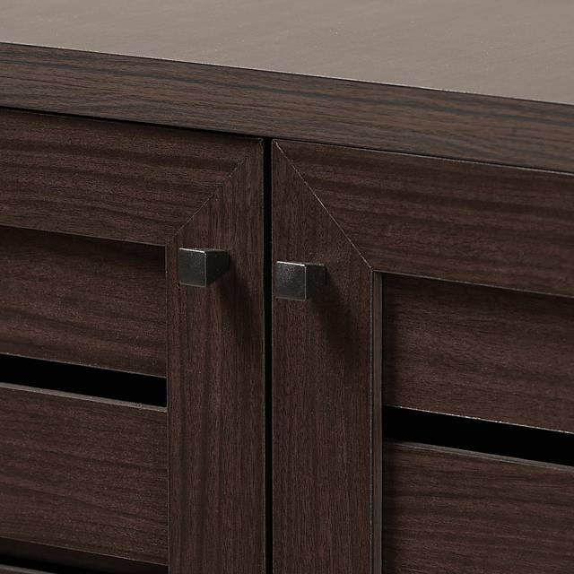 Lefelle Dark Brown Shoe Storage Cabinet - Thumbnail - Image 5