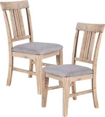 Lefferts Natural Dining Chair, Set of 2
