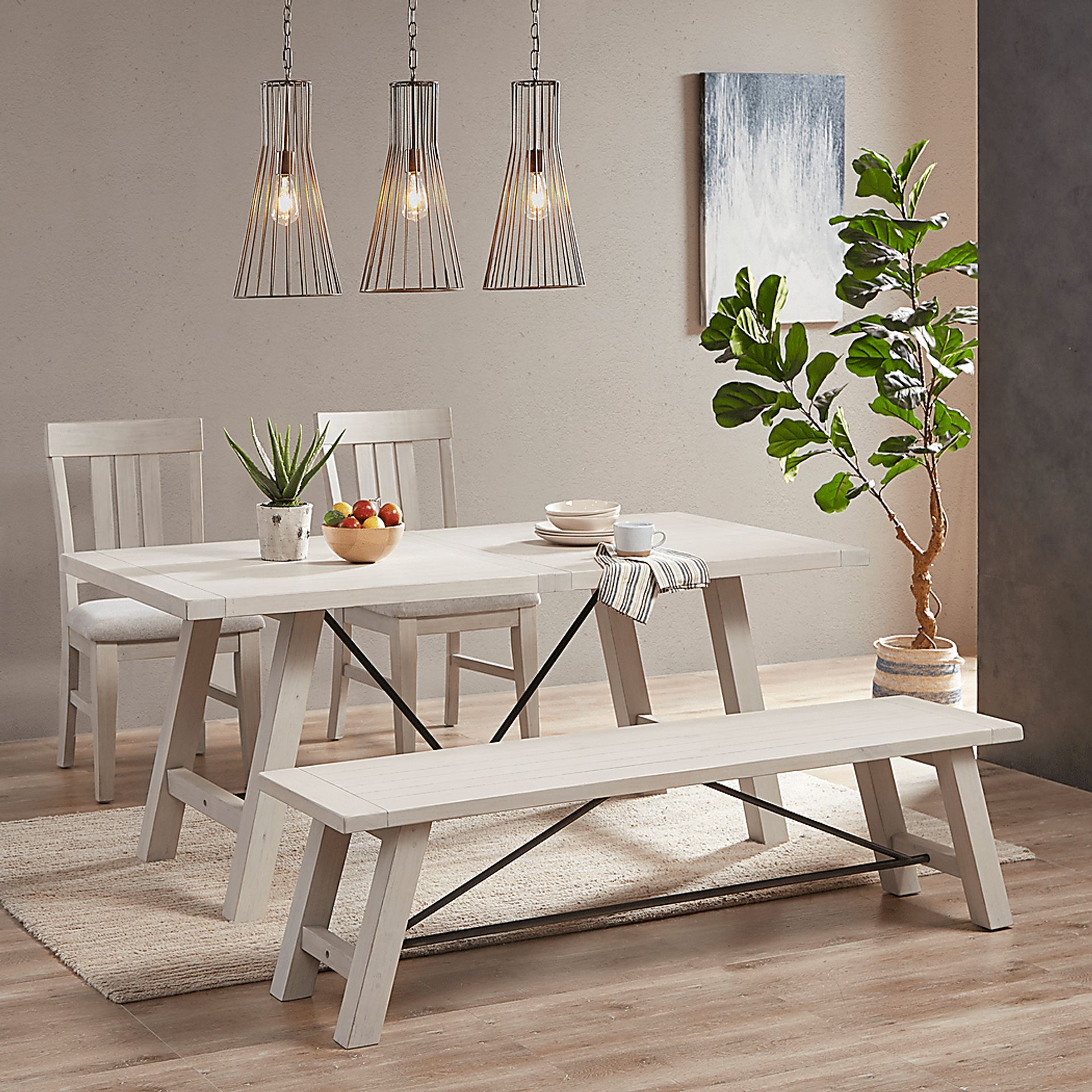 Lefferts White Dining Chair, Set of 2 - Image 7