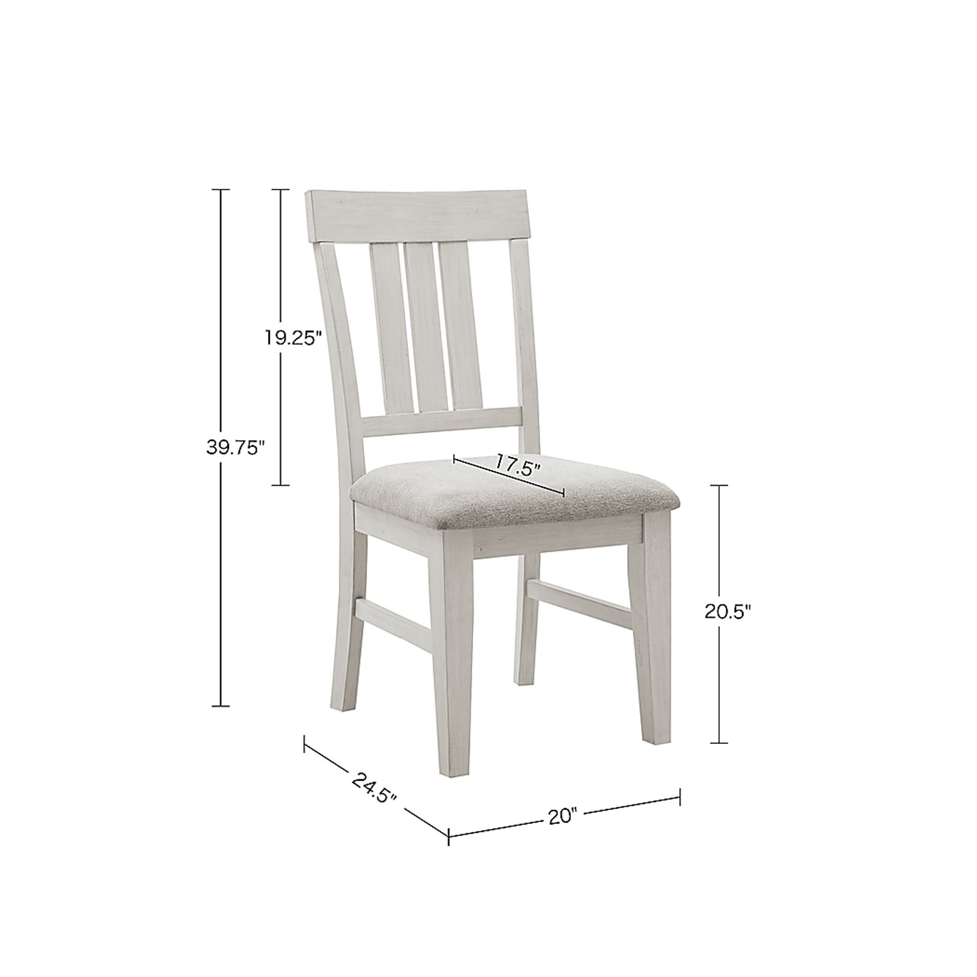 Lefferts White Dining Chair, Set of 2 - Image 10