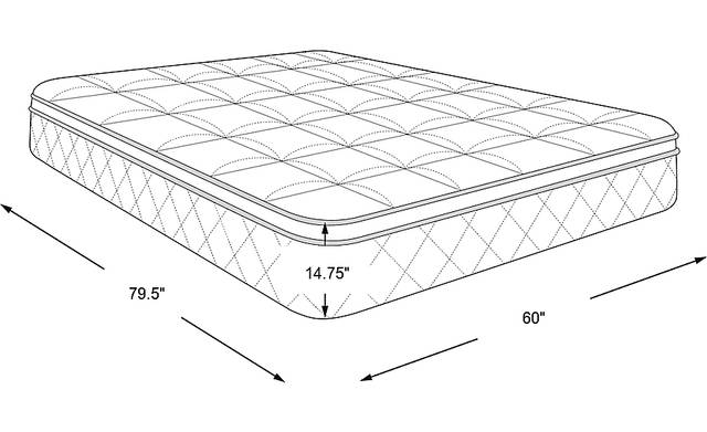 Dimension Image. Please refer to the Dimension Tab on this page for dimension details.