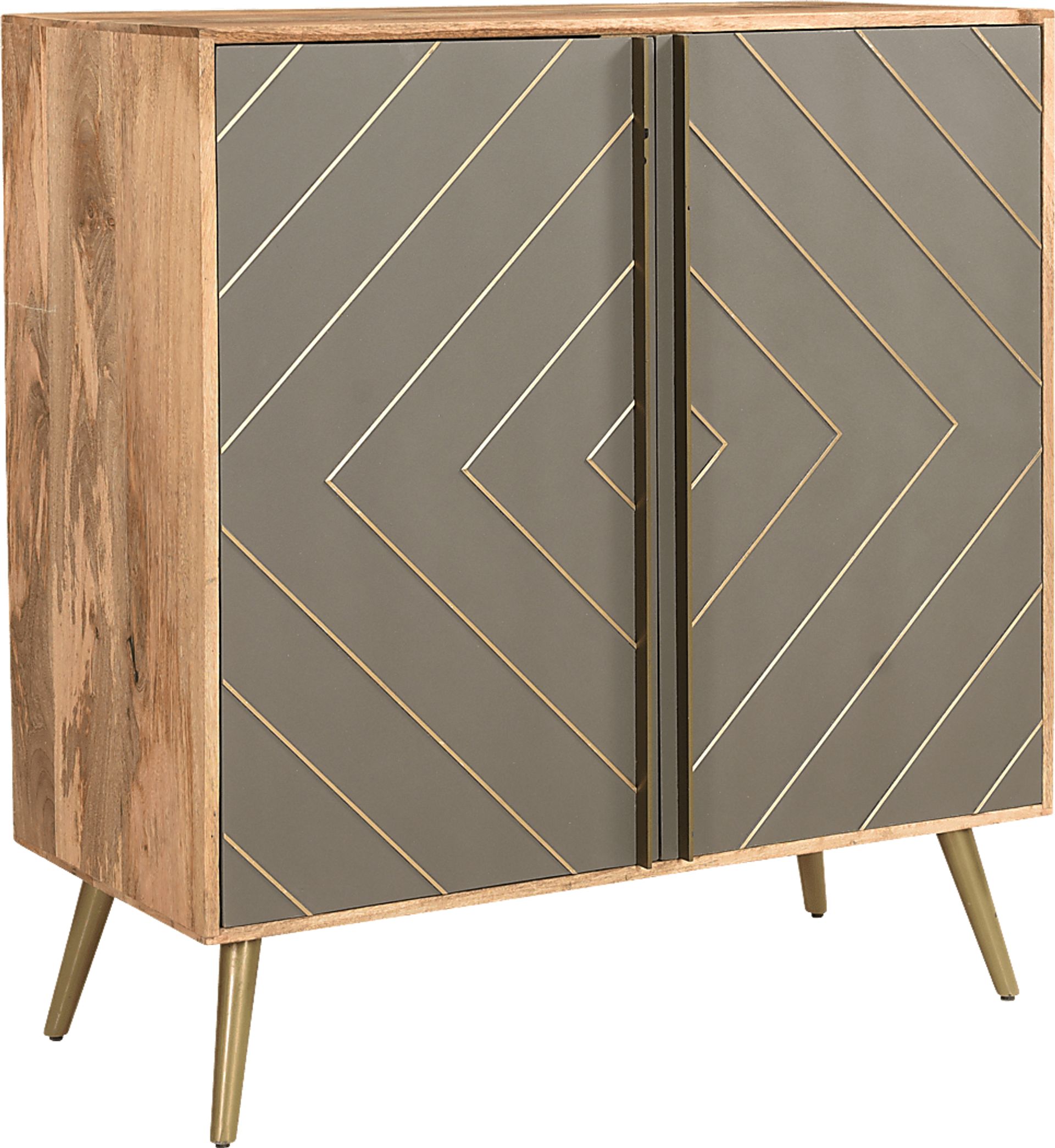 Leharve Gray Accent Cabinet - Image 1