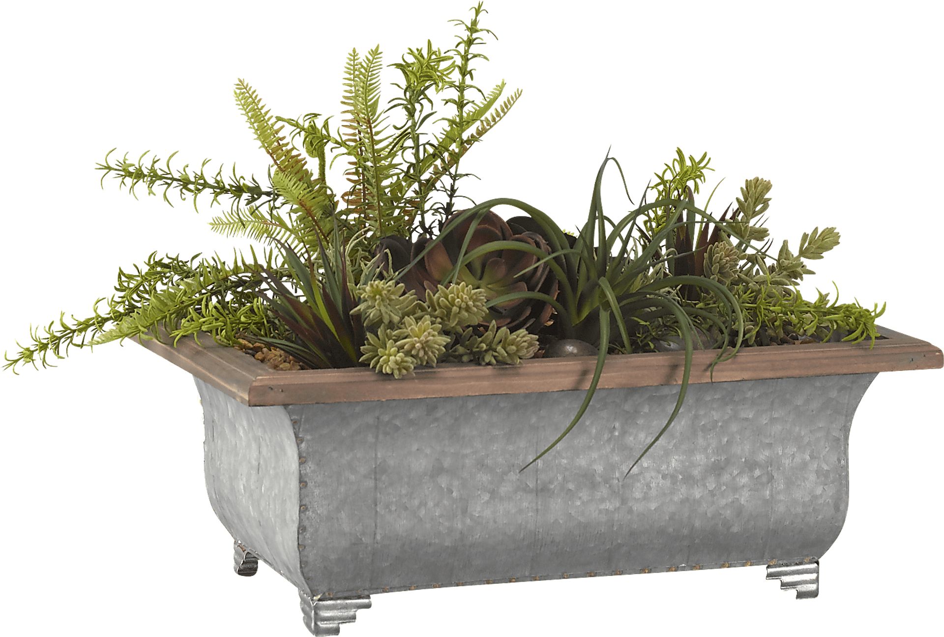 Leighann Green Succulent Silk Plant - Image 1