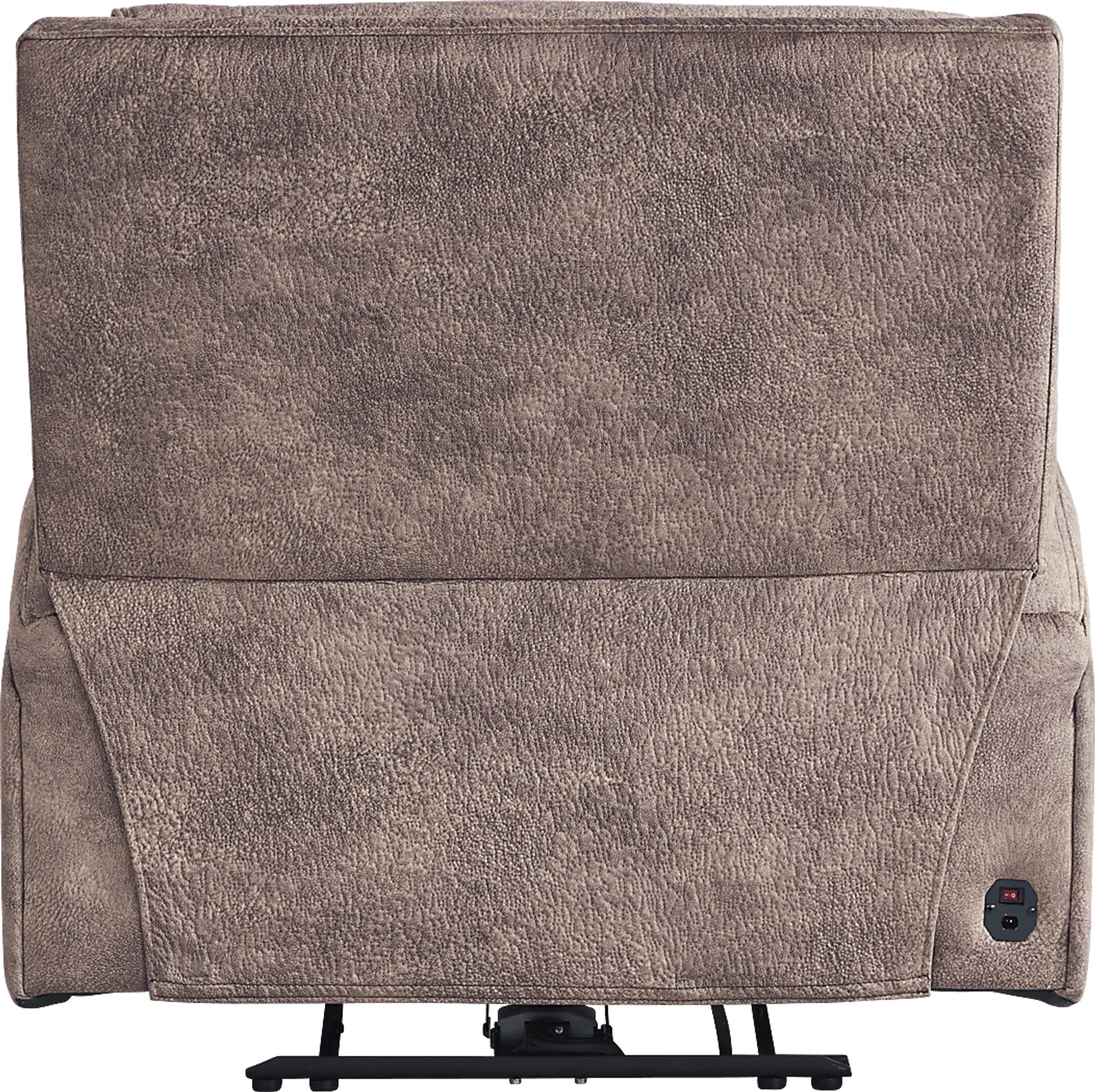 Leighton Brown Dual Power Recliner - Image 4