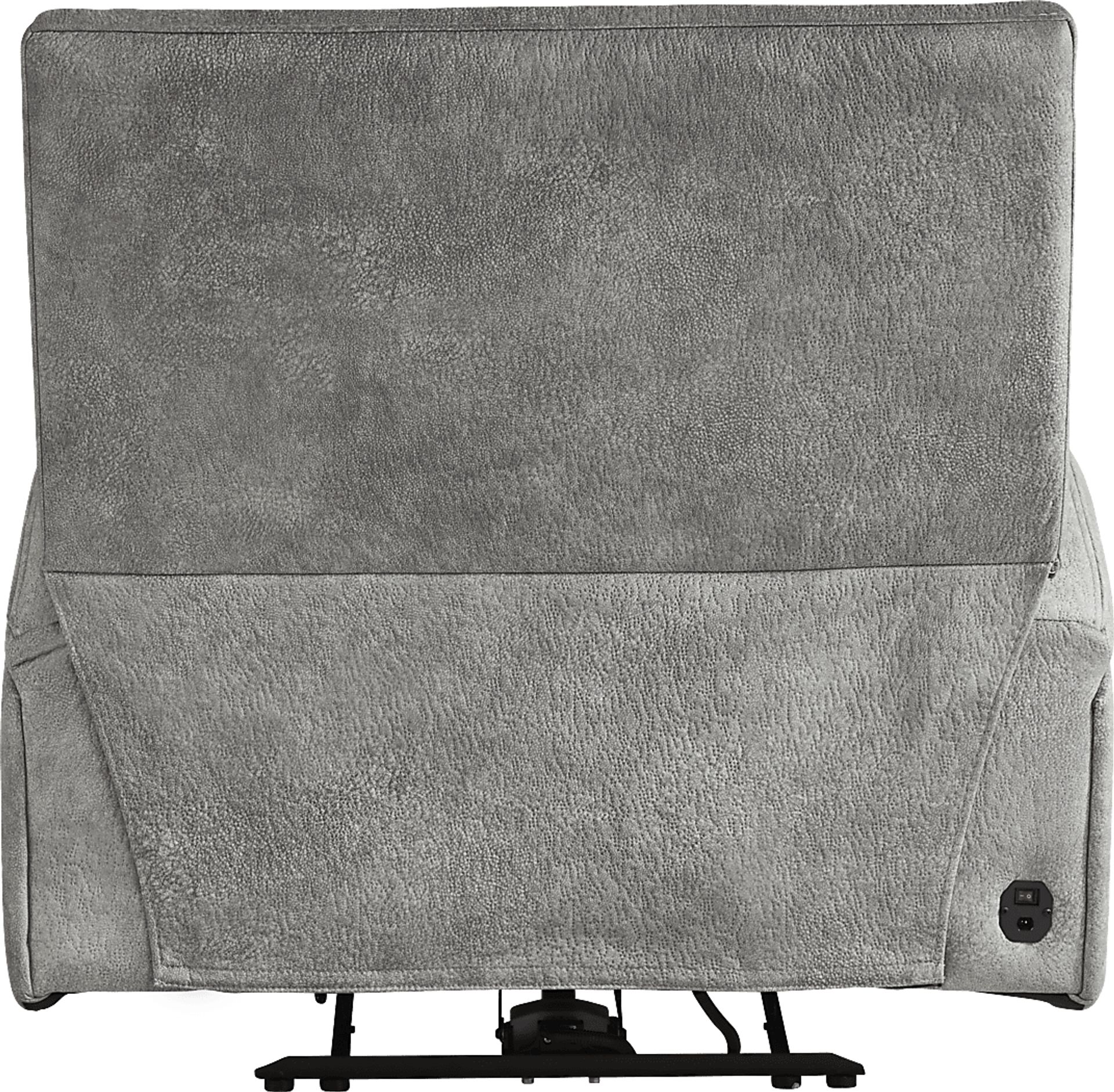 Leighton Gray Dual Power Recliner - Image 4