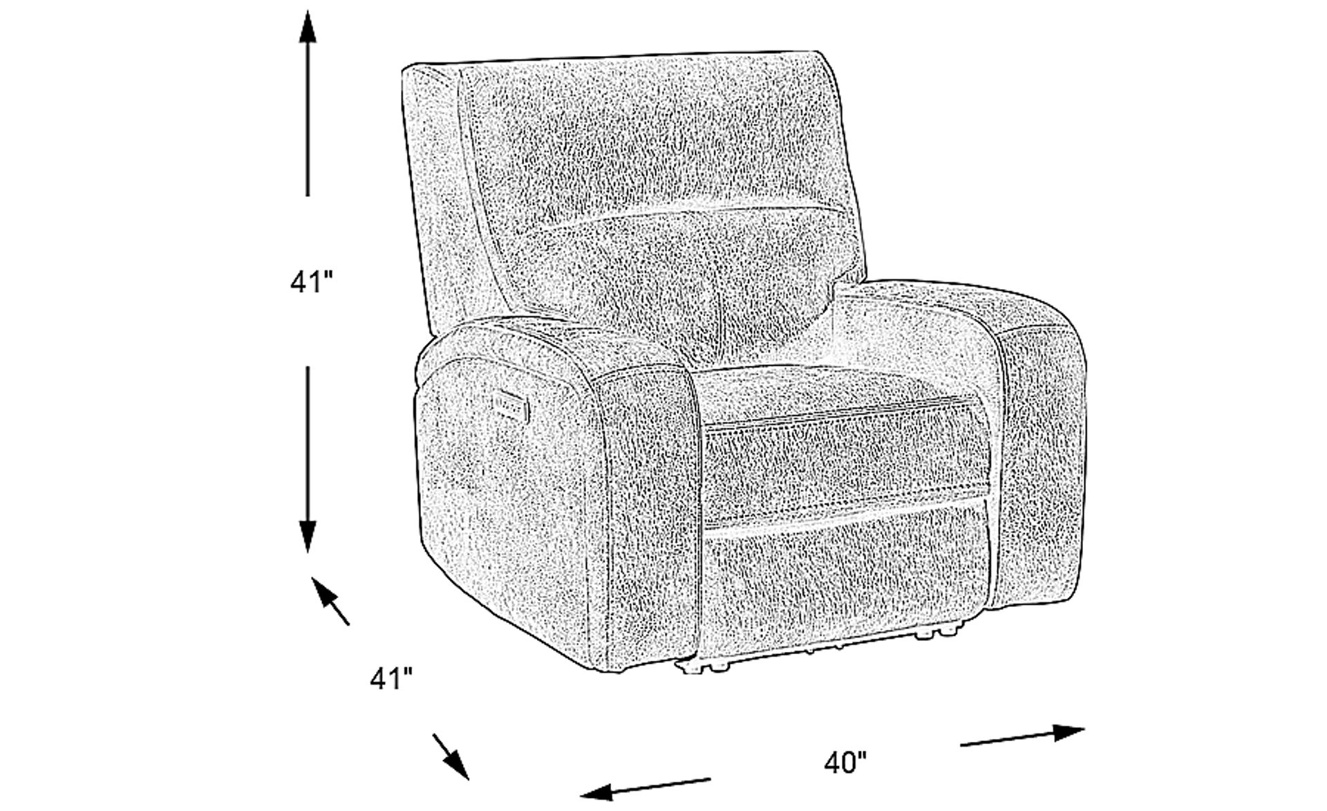 Dimension Image. Please refer to the Dimension Tab on this page for dimension details.