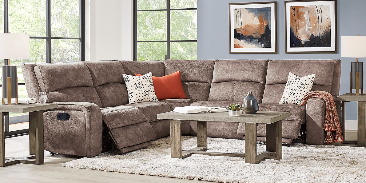 8 piece best sale reclining sectional