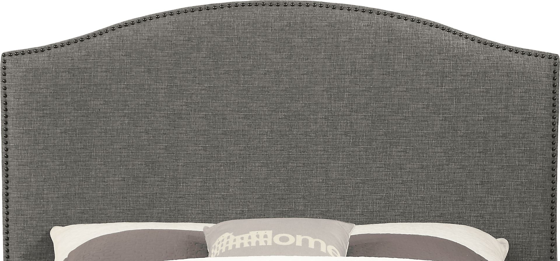 Leila Gray Queen Upholstered Bed - Image 2