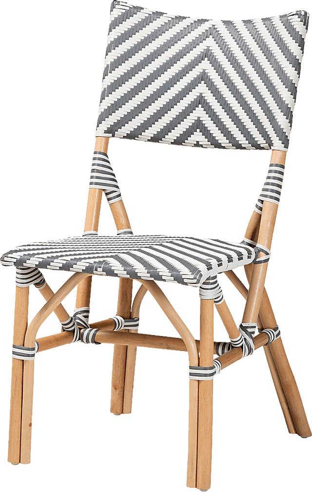 Leksich Gray Dining Chair - Thumbnail - Image 1