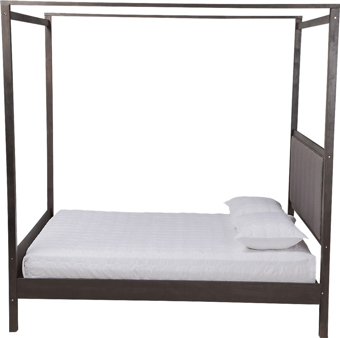 Lelane Gray King Canopy Bed