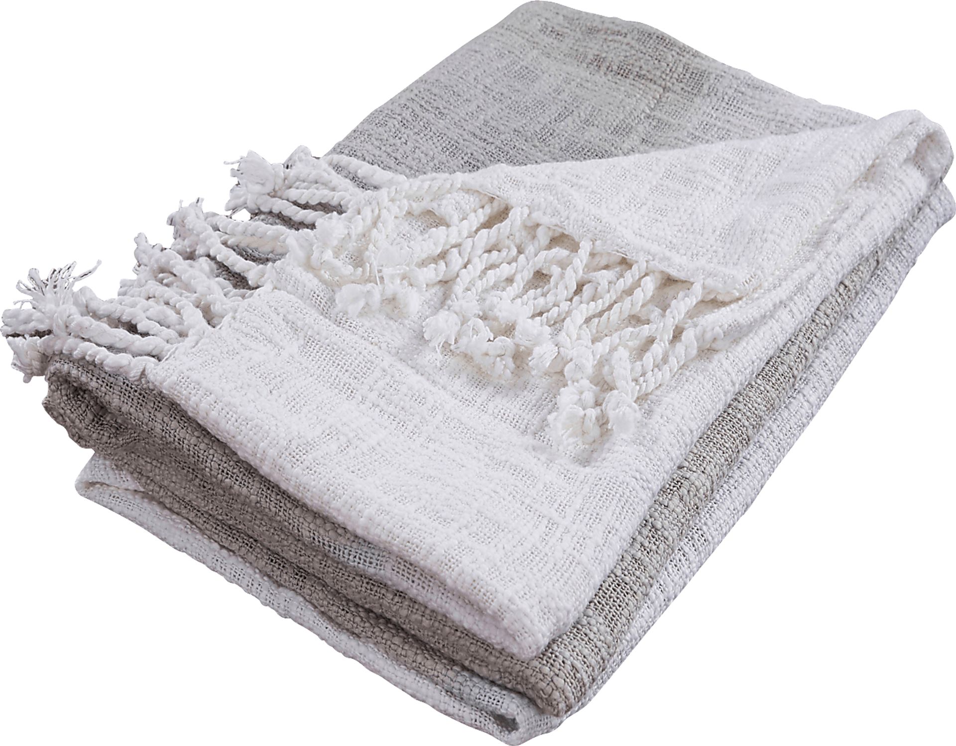 Leley Gray Throw Blanket - Image 2