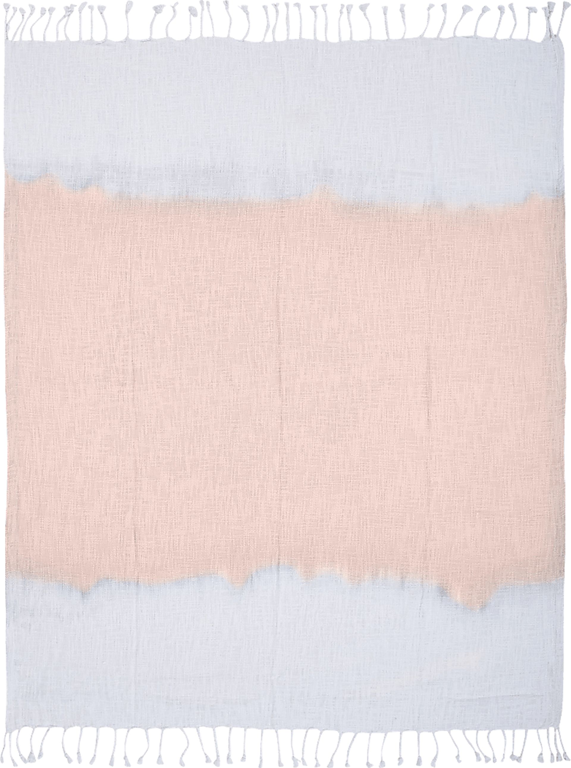 Leley Peach Throw Blanket - Image 1