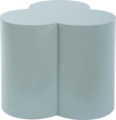Lelide Light Blue Outdoor End Table