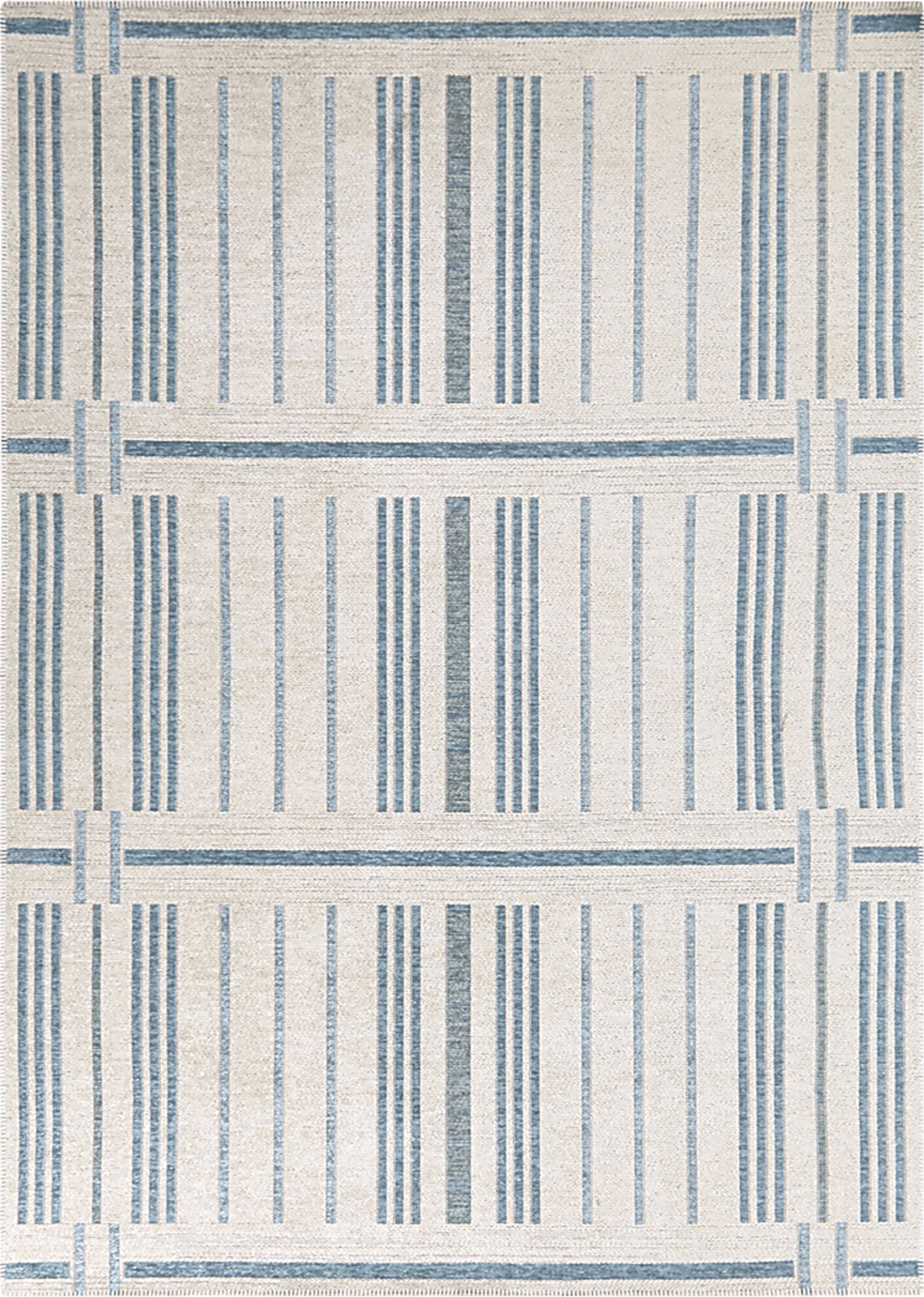 Lella Blue 7'10 x 10' Rug - Image 1