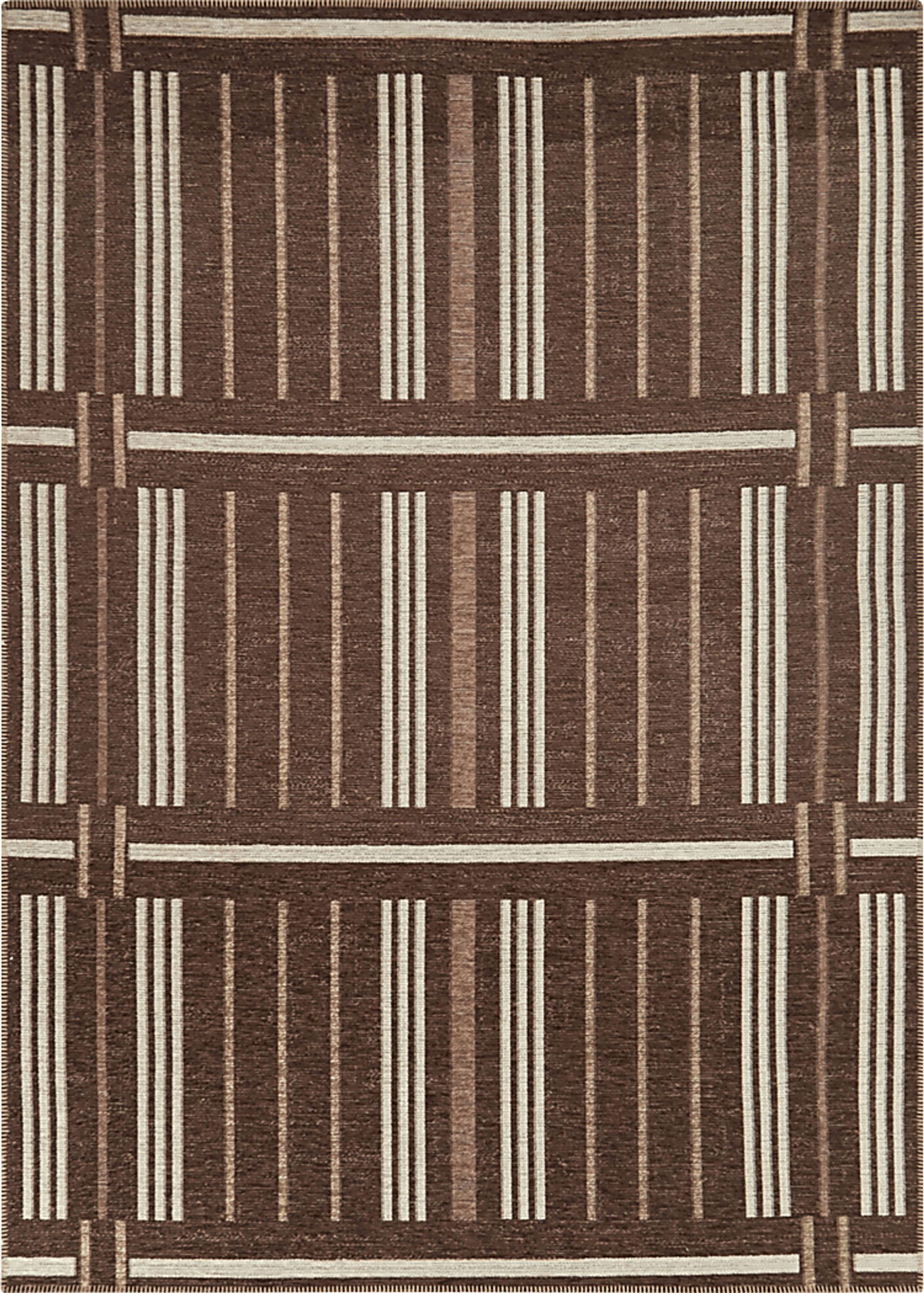 Lella Copper 5'3 x 7' Rug - Image 1