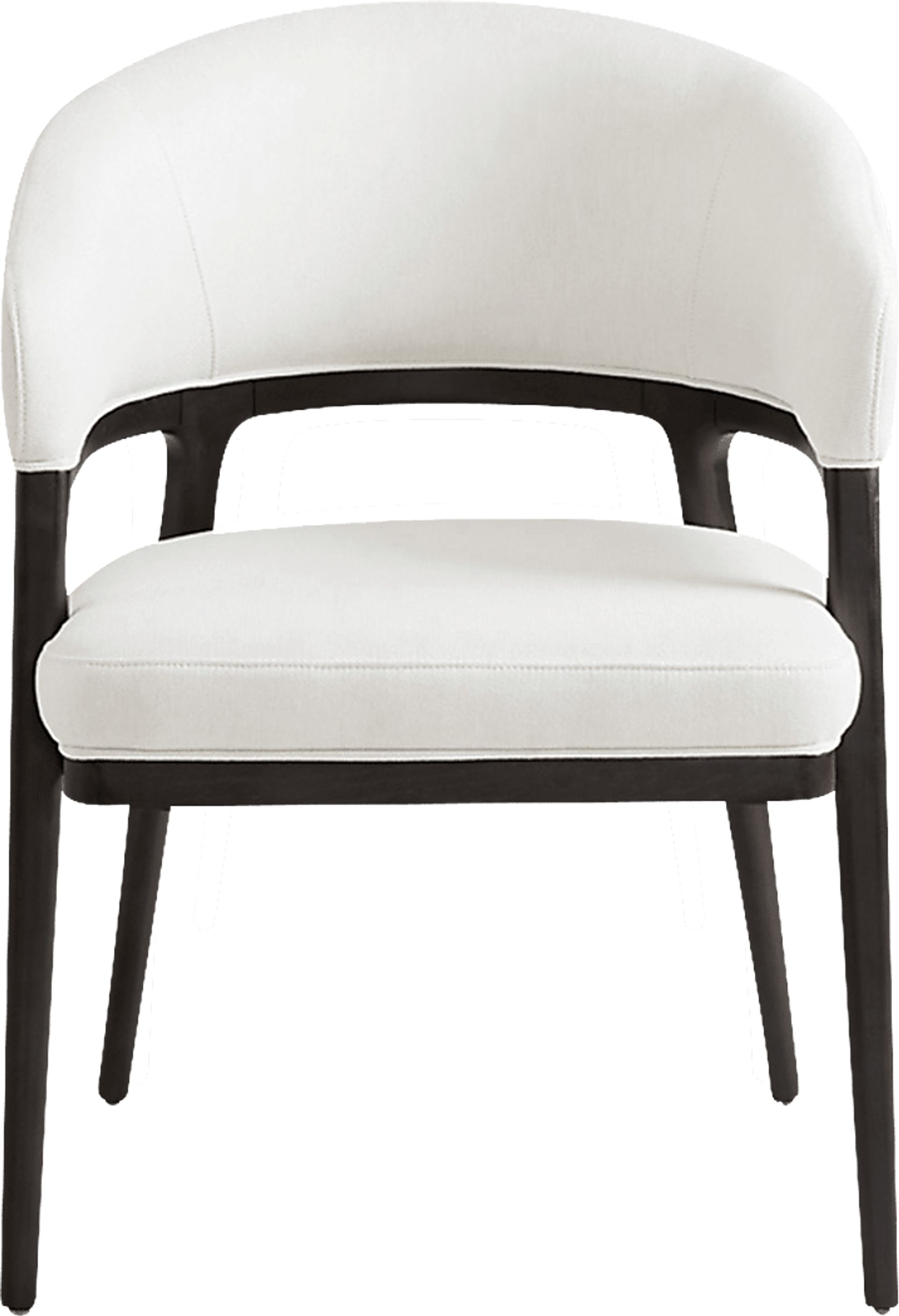 Lelseys White Arm Chair - Image 2